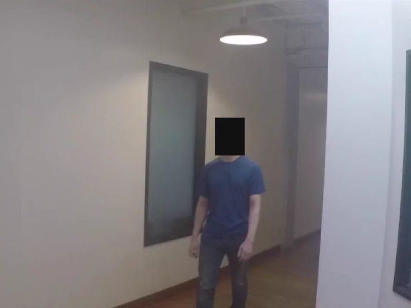 Corredores escolares: video procesado por Égida con rostros anonimizados